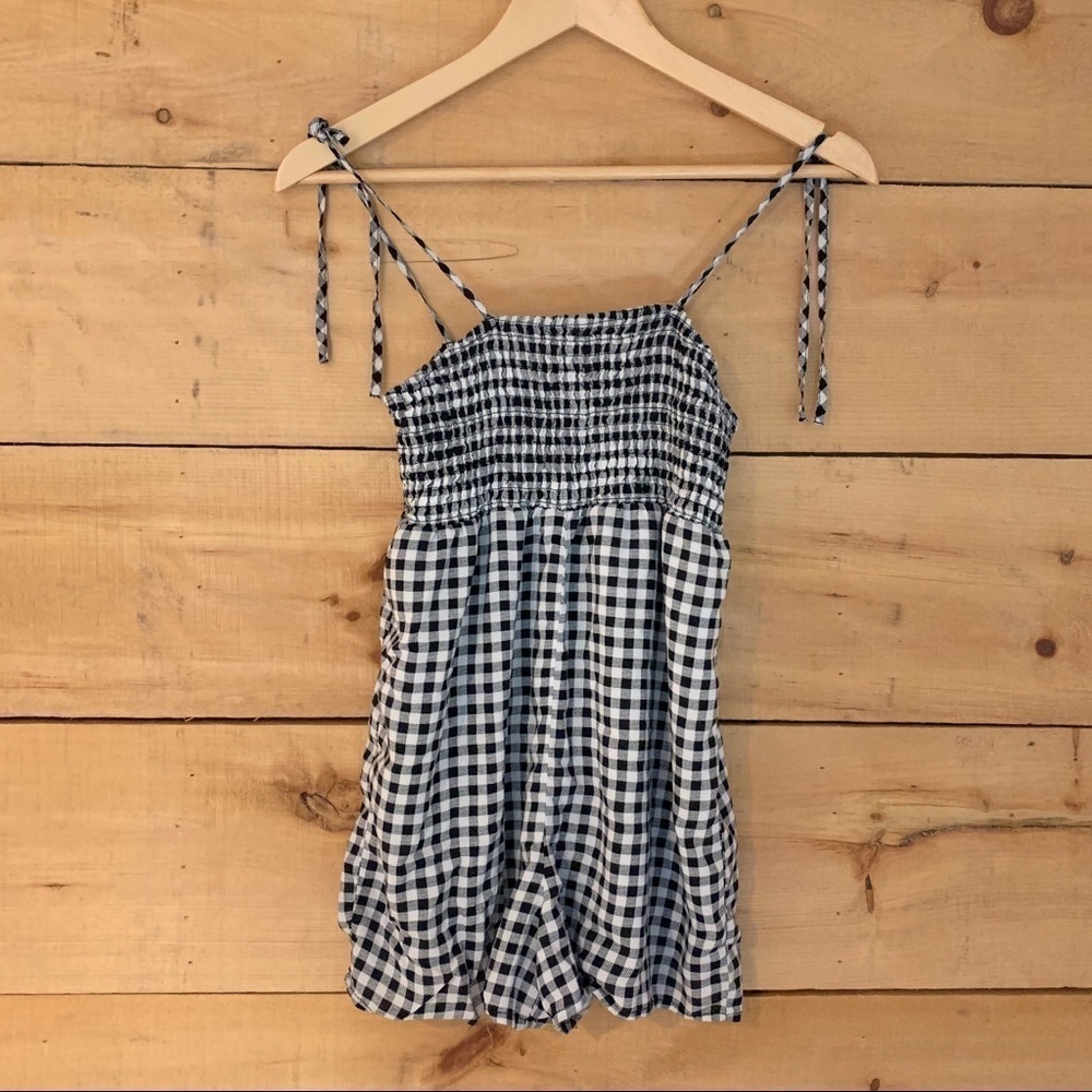 Urban Outfitters Out From Under Gingham Romper - Picture 3 of 3